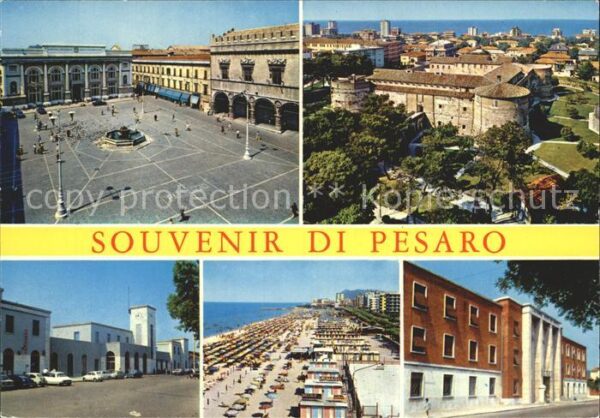 Pesaro Piazza del Popolo Rocca Costanza Caserm