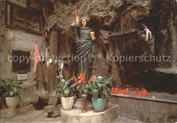 Palermo Sicilia Santuario di Monte Pelegrino Statua San