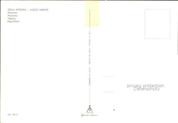 Lacco Ameno Notturno Hafen Nachtaufnahme – Bild 2