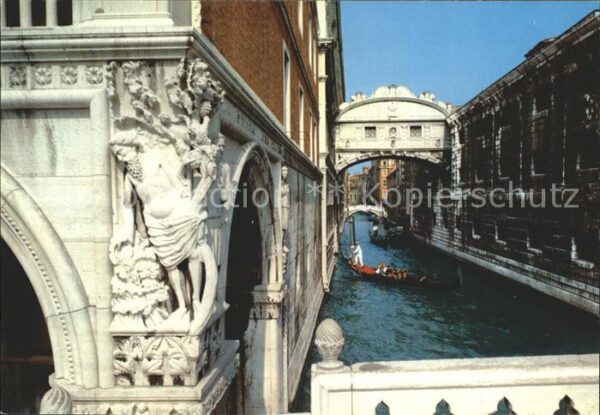 Venezia Venedig Ponte dei Sospiri Seufzerbrücke Kanal