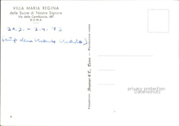 Roma Rom Villa Maria Regina delle Suore di Nostr – Bild 2