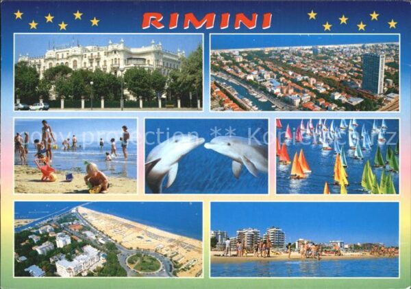 Rimini Grand Hotel Strand Segelregatta Delphin