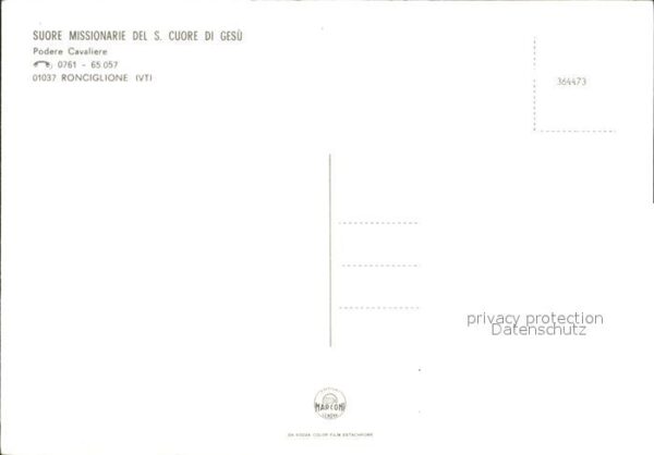 Ronciglione Suore Missionarie del S Cuore di Gesu – Bild 2