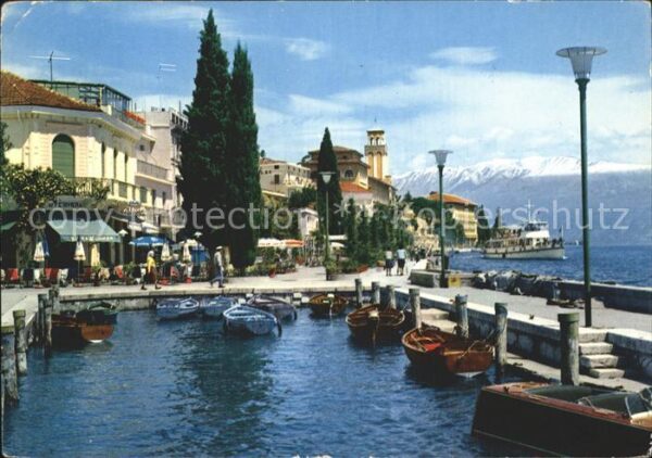 Gardone Garda Porto Hafen Gardasee