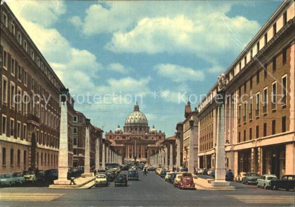 Roma Rom Via della Concillazione e San Pietro Pe