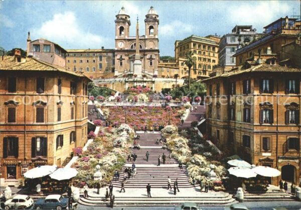 Roma Rom Piazza di Spagna Trinita dei Monti Span
