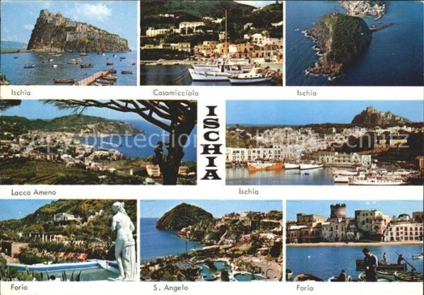 Ischia Hafenstädte der Insel