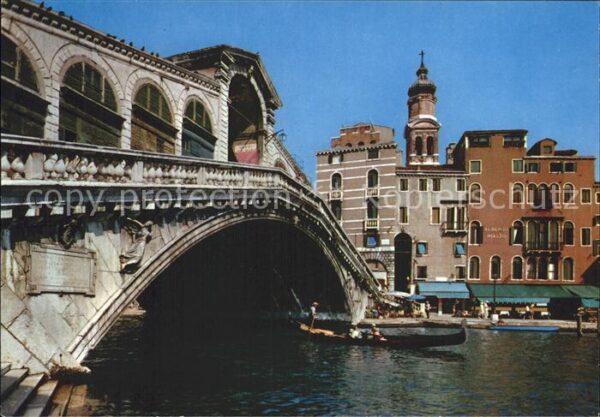 Venezia Venedig Ponte di Rialto Rialtobrücke