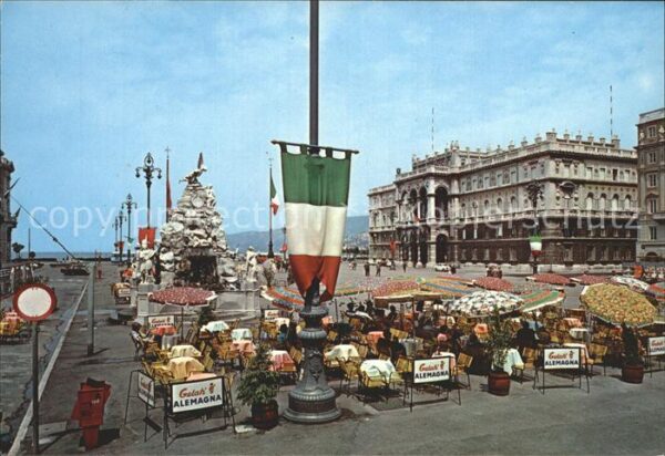Trieste Piazza dell Unita d Italia Fontana dei