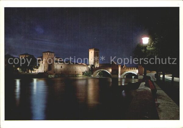 Verona Veneto Castelvecchio notturno Kastell Scaliger