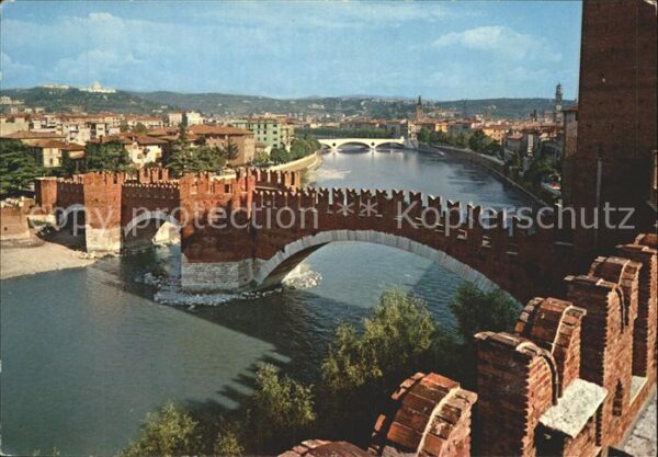 Verona Veneto Ponte Scaligero Brücke