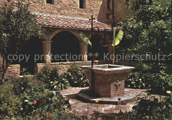Assisi Umbria Santuario di San Damiano Chiostro Klost