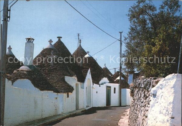 Alberobello Zona Monumentale Trulli Rundhäuser