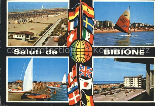 Bibione Strand Hotel Windsurfen Flaggen