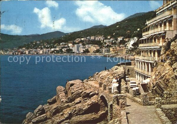 ALASSIO Savona Liguria IT Panorama visto dal porto