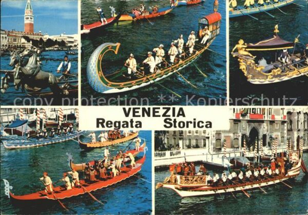 Venezia Venedig Regata Storica Historische Regatta Gond
