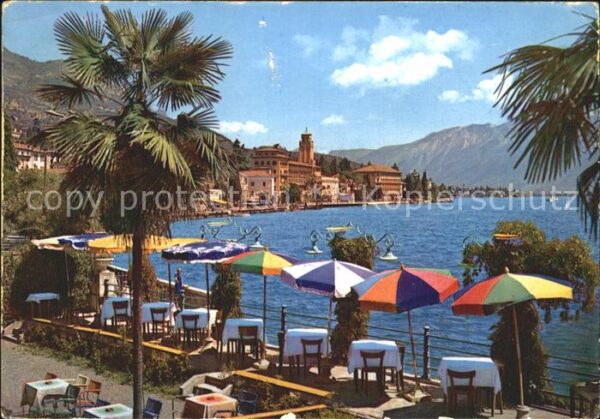 Gardone Garda Uferpromenade Gaststätte Restaurant Gar