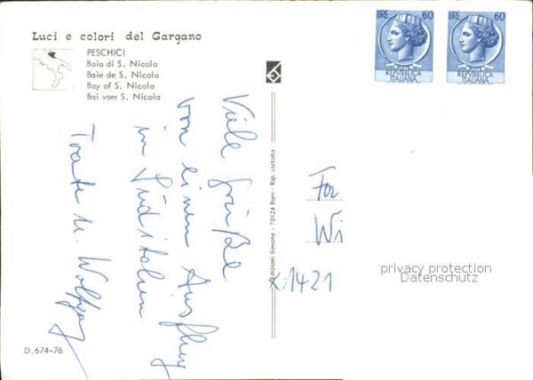 Peschici  Baia di Santa Nicola veduta aerea – Bild 2