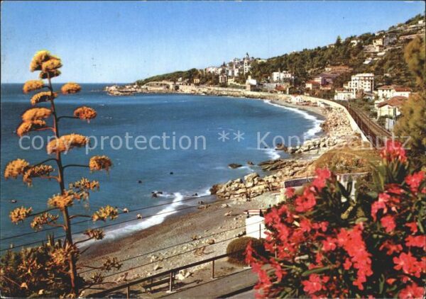 Bordighera Spiaggia Riviera dei Fiori Arziglia Str