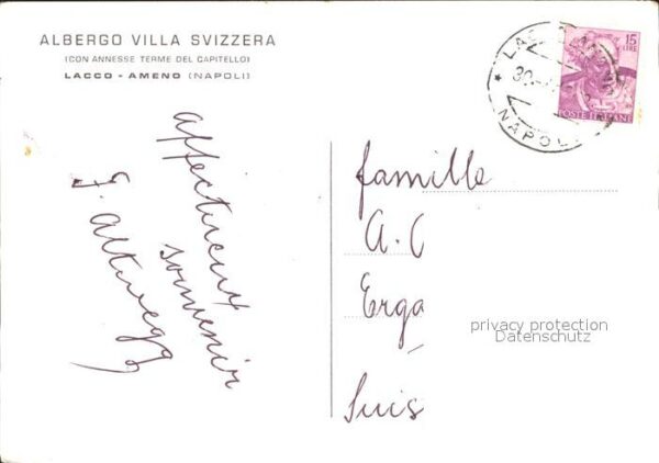 Lacco Ameno Albergo Villa Svizzera Meerblick – Bild 2