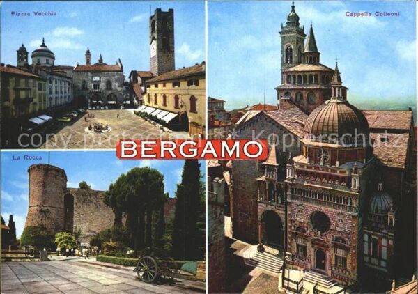Bergamo Piazza Vecchia Cappella Colleoni La Roc