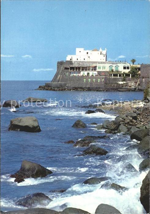 Forio d Ischia Chiesetta del Soccorso Kirche Küste