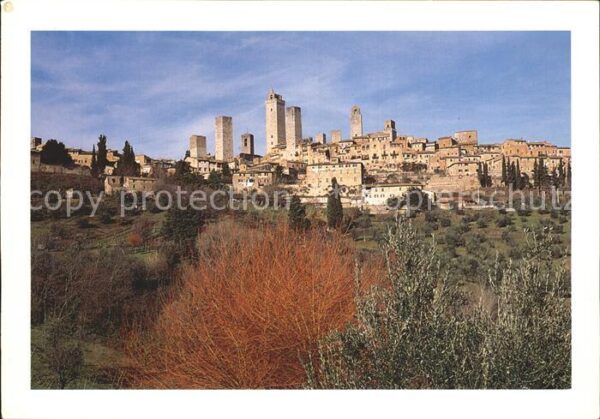 San Gimignano Stadtbild mit Türmen