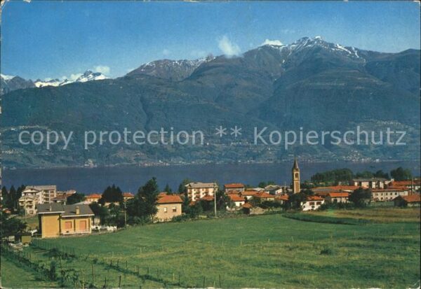 Colico Como Panorama Lago di Como Comersee Alpen