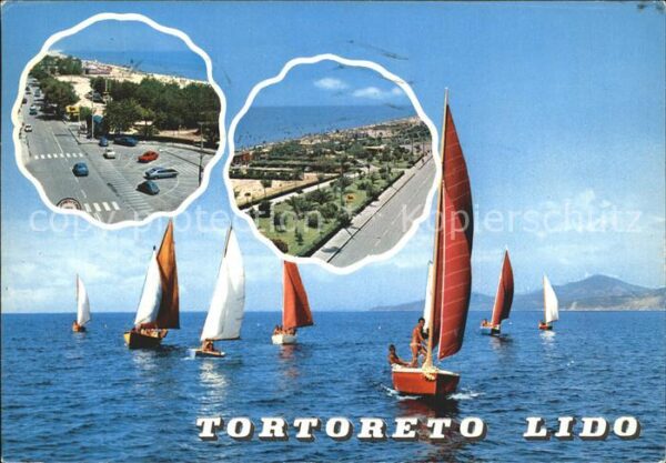 Tortoreto Lido Strand Promenade Segeln