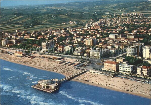 Senigallia Spiaggia Rotonda Strand Seebrücke Flieg