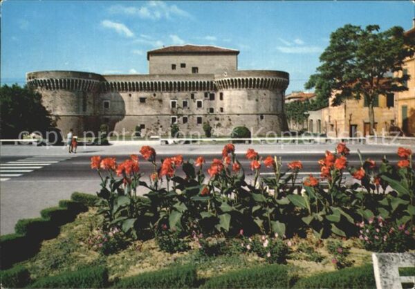 Senigallia Rocca della Rovere Festung Blumen
