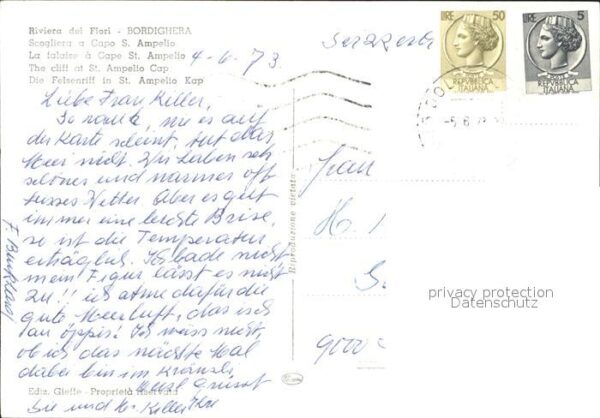 Bordighera Scogliera a Capo S Ampelio Felsenküste – Bild 2