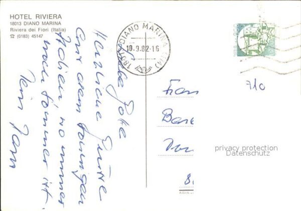 Diano Marina Hotel Riviera Strand – Bild 2