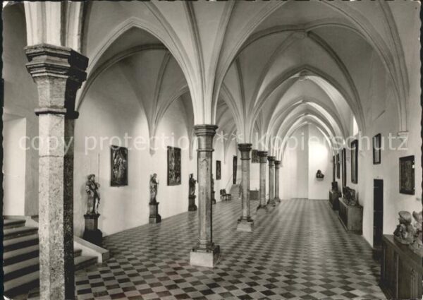 Berchtesgaden Schloss frühgotische Halle 14. Jhdt.