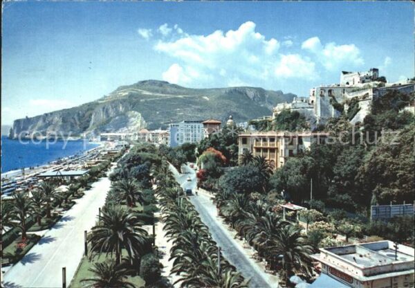 Finale Ligure Viale delle Palme Spiaggia Strand Prome