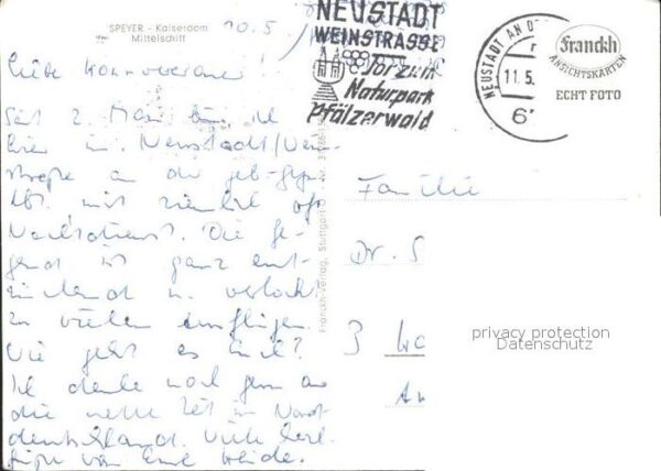 Speyer Rhein Mittelschiff im Kaiserdom – Bild 2
