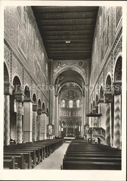Hildesheim St Godehardskirche Mittelschiff 12. Jhd