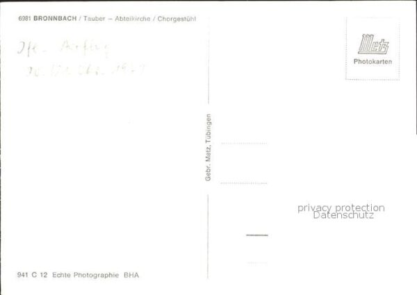 Bronnbach Chorgestühl Abteikirche – Bild 2
