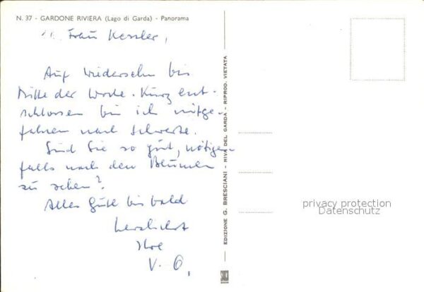 Gardone Garda Künstlerkarte – Bild 2
