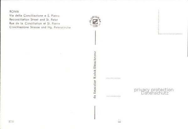 Roma Rom Via della Conciliazione e San Pietro Pe – Bild 2