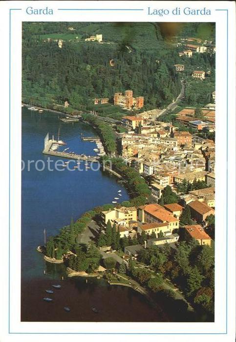 Garda Lago di Garda Hafen Gardasee Fliegeraufnahme