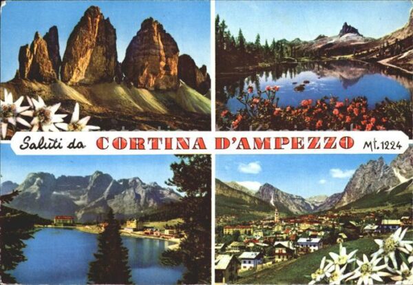 Cortina d Ampezzo Panorama Dolomiten Bergsee Alpenflora E