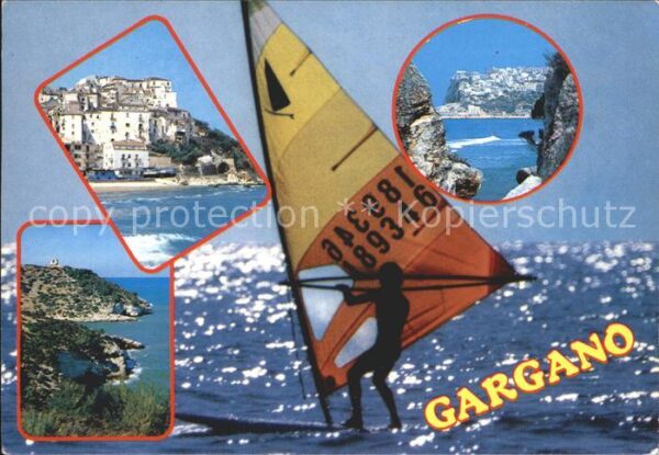 Gargano Küste Windsurfen