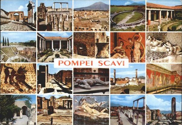 Pompei Scavi Ausgrabungen Antike Ruinenstätte