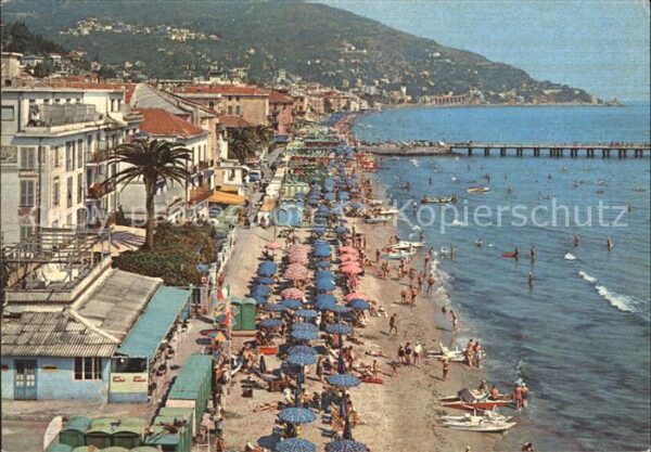 ALASSIO Savona Liguria IT Spiaggia Strand