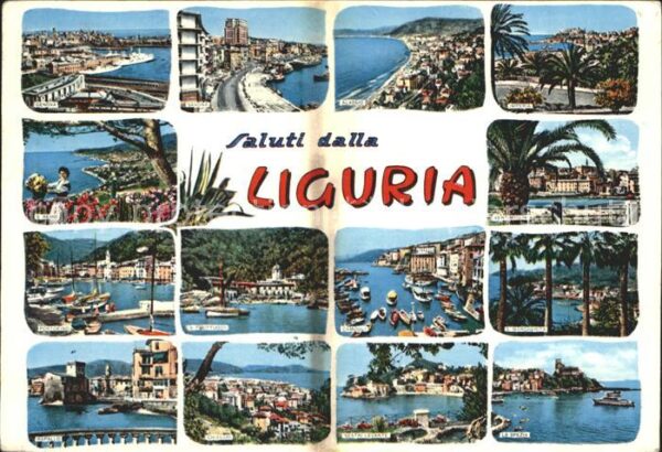 Liguria Ligurien Küstenstädte der Region