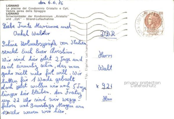 Lignano Schwimmbäder der Kondominium Kristallo – Bild 2