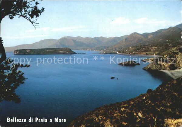 Praia a Mare Panorama Riviera con Isola Dino Insel