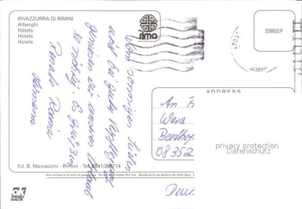 Rimini Rivazzurra Alberghi Hotels am Strand – Bild 2