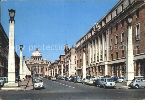 Roma Rom Via della Conciliazione e San Pietro Pe
